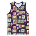 Aussie Birds Christmas La La Land Basketball Jersey Navy Blue Vintage Stamp Edition - Aussie Hoodie