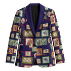 Aussie Birds Christmas La La Land Blazer Navy Blue Vintage Stamp Edition - Aussie Hoodie