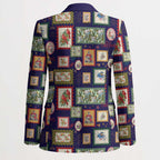 Aussie Birds Christmas La La Land Blazer Navy Blue Vintage Stamp Edition - Aussie Hoodie