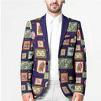 Aussie Birds Christmas La La Land Blazer Navy Blue Vintage Stamp Edition - Aussie Hoodie
