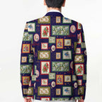 Aussie Birds Christmas La La Land Blazer Navy Blue Vintage Stamp Edition - Aussie Hoodie