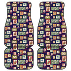 Aussie Birds Christmas La La Land Car Mats Navy Blue Vintage Stamp Edition - Aussie Hoodie