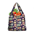 Aussie Birds Christmas La La Land Grocery Bag Navy Blue Vintage Stamp Edition - Aussie Hoodie