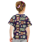 Aussie Birds Christmas La La Land Kid T Shirt Navy Blue Vintage Stamp Edition - Aussie Hoodie