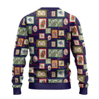 Aussie Birds Christmas La La Land Ugly Christmas Sweater Navy Blue Vintage Stamp Edition - Aussie Hoodie