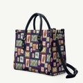 Aussie Birds Christmas La La Land Leather Bag Navy Blue Vintage Stamp Edition - Aussie Hoodie