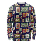 Aussie Birds Christmas La La Land Long Sleeve Shirt Navy Blue Vintage Stamp Edition - Aussie Hoodie