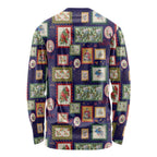 Aussie Birds Christmas La La Land Long Sleeve Shirt Navy Blue Vintage Stamp Edition - Aussie Hoodie