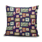 Aussie Birds Christmas La La Land Pillow Cover Navy Blue Vintage Stamp Edition - Aussie Hoodie
