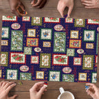 Aussie Birds Christmas La La Land Puzzle Navy Blue Vintage Stamp Edition - Aussie Hoodie