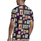 Aussie Birds Christmas La La Land Rugby Jersey Navy Blue Vintage Stamp Edition - Aussie Hoodie