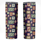 Aussie Birds Christmas La La Land Skinny Tumbler Navy Blue Vintage Stamp Edition - Aussie Hoodie