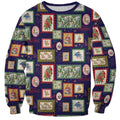 Aussie Birds Christmas La La Land Sweatshirt Navy Blue Vintage Stamp Edition - Aussie Hoodie