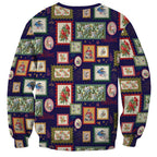 Aussie Birds Christmas La La Land Sweatshirt Navy Blue Vintage Stamp Edition - Aussie Hoodie