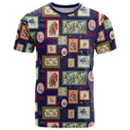 Aussie Birds Christmas La La Land T Shirt Navy Blue Vintage Stamp Edition - Aussie Hoodie