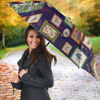 Aussie Birds Christmas La La Land Umbrella Navy Blue Vintage Stamp Edition - Aussie Hoodie