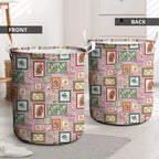 Aussie Birds Christmas La La Land Laundry Basket Pink Vintage Stamp Edition - Aussie Hoodie