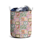 Aussie Birds Christmas La La Land Laundry Basket Pink Vintage Stamp Edition - Aussie Hoodie