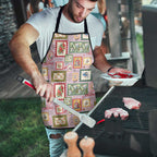 Aussie Birds Christmas La La Land Apron Pink Vintage Stamp Edition - Aussie Hoodie