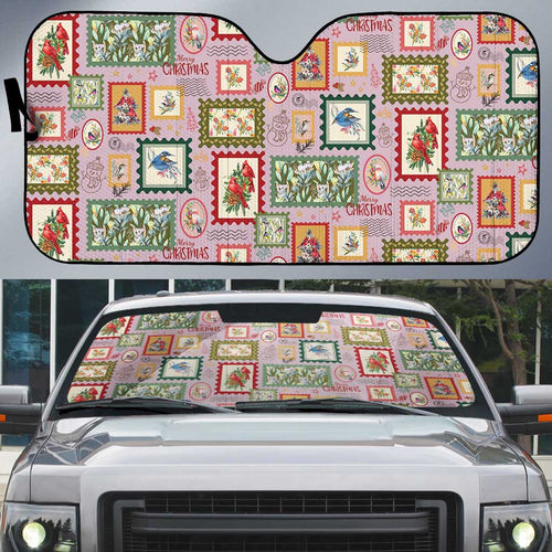 Aussie Birds Christmas La La Land Auto Sun Shade Pink Vintage Stamp Edition - Aussie Hoodie