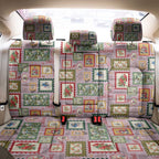 Aussie Birds Christmas La La Land Back Car Seat Cover Pink Vintage Stamp Edition - Aussie Hoodie
