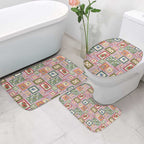 Aussie Birds Christmas La La Land Bathroom Set Pink Vintage Stamp Edition - Aussie Hoodie