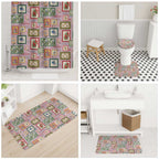 Aussie Birds Christmas La La Land Bathroom Set Pink Vintage Stamp Edition - Aussie Hoodie