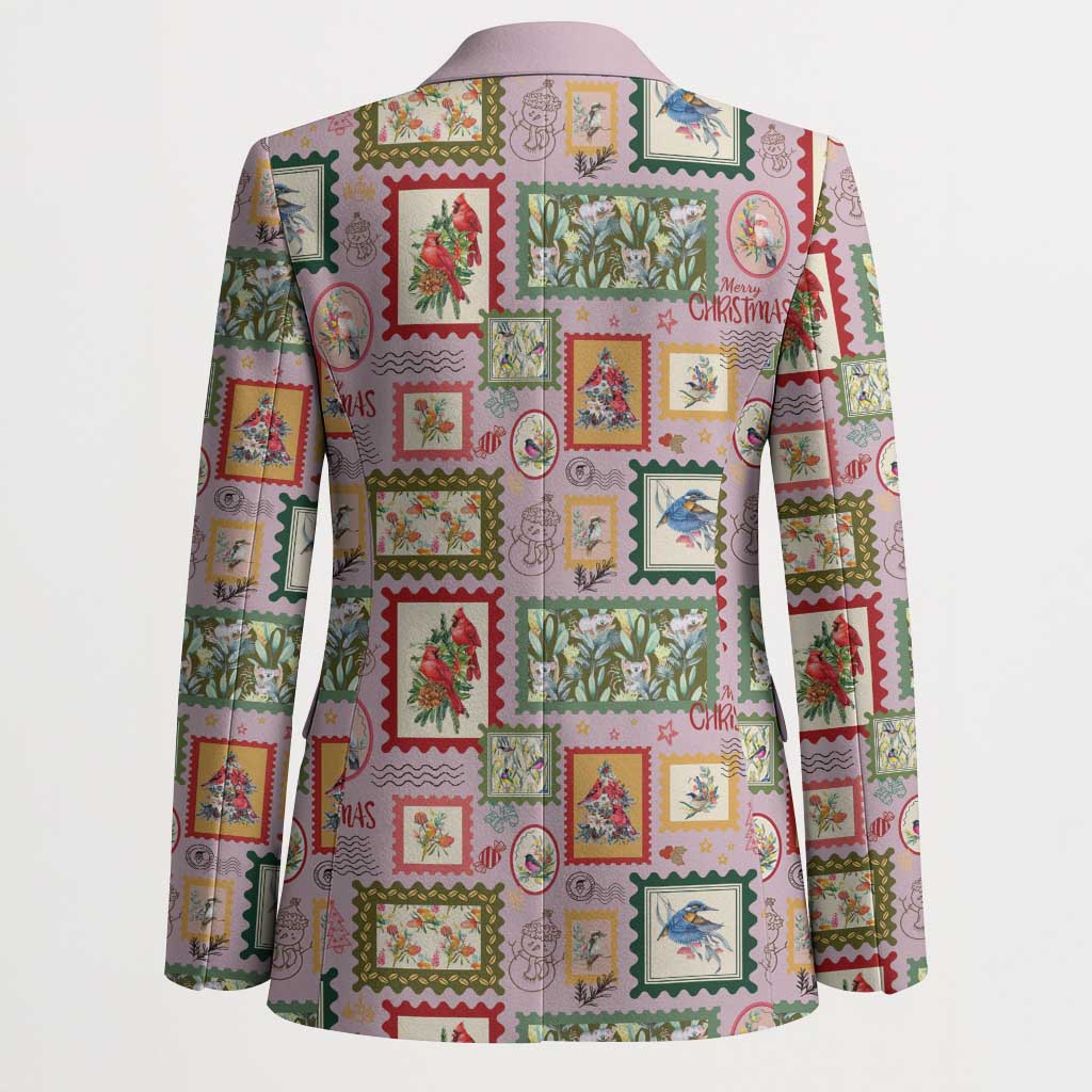 Aussie Birds Christmas La La Land Blazer Pink Vintage Stamp Edition - Aussie Hoodie