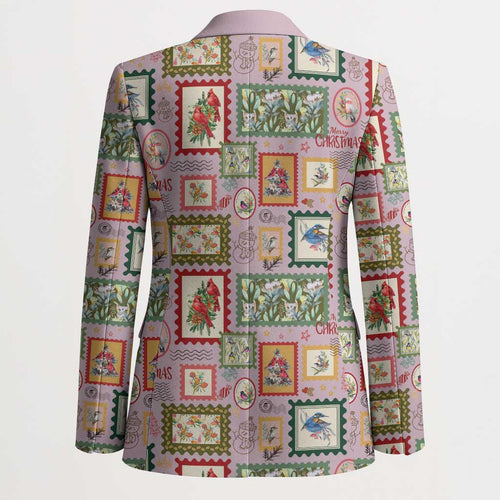 Aussie Birds Christmas La La Land Blazer Pink Vintage Stamp Edition - Aussie Hoodie