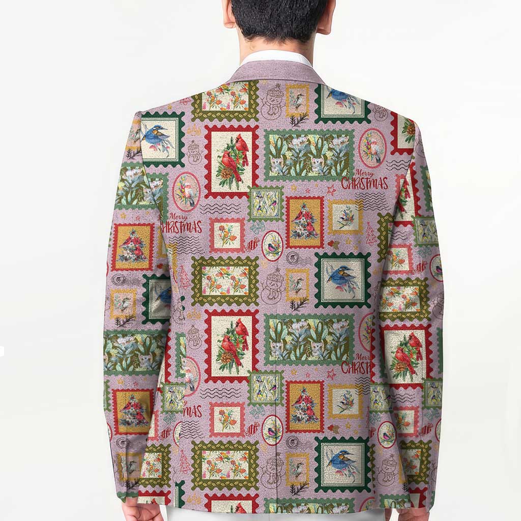 Aussie Birds Christmas La La Land Blazer Pink Vintage Stamp Edition - Aussie Hoodie