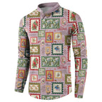 Aussie Birds Christmas La La Land Button Sweatshirt Pink Vintage Stamp Edition - Aussie Hoodie