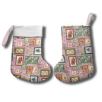Aussie Birds Christmas La La Land Christmas Stocking Pink Vintage Stamp Edition - Aussie Hoodie