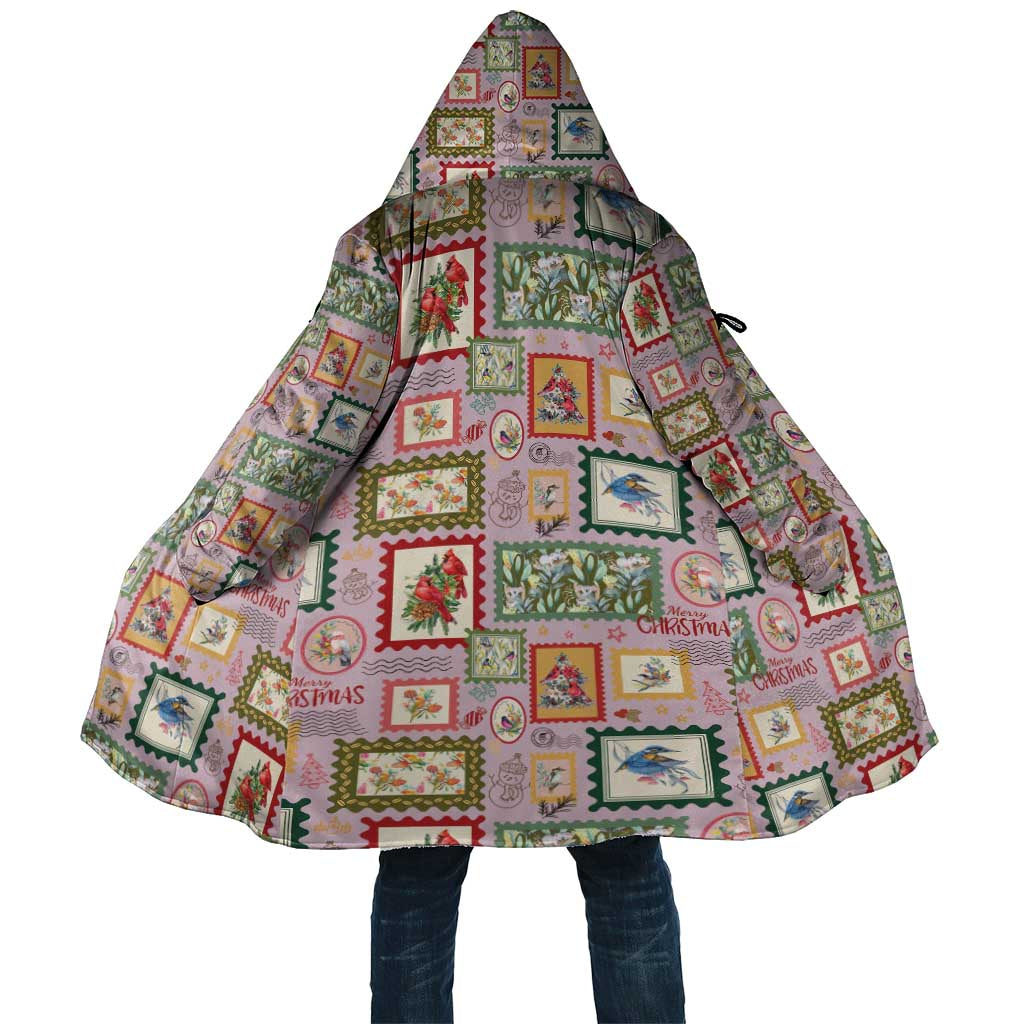 Aussie Birds Christmas La La Land Cloak Pink Vintage Stamp Edition - Aussie Hoodie