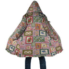 Aussie Birds Christmas La La Land Cloak Pink Vintage Stamp Edition - Aussie Hoodie