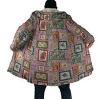 Aussie Birds Christmas La La Land Cloak Pink Vintage Stamp Edition - Aussie Hoodie