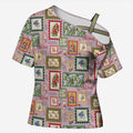 Aussie Birds Christmas La La Land Cross Shoulder Shirt Pink Vintage Stamp Edition - Aussie Hoodie