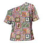 Aussie Birds Christmas La La Land Cross Shoulder Shirt Pink Vintage Stamp Edition - Aussie Hoodie
