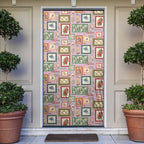 Aussie Birds Christmas La La Land Door Cover Pink Vintage Stamp Edition - Aussie Hoodie
