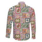 Aussie Birds Christmas La La Land Family Matching Mermaid Dress and Hawaiian Shirt Pink Vintage Stamp Edition - Aussie Hoodie