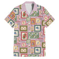 Aussie Birds Christmas La La Land Family Matching Puletasi and Hawaiian Shirt Pink Vintage Stamp Edition - Aussie Hoodie