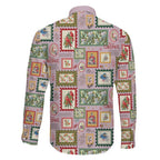 Aussie Birds Christmas La La Land Family Matching Summer Maxi Dress and Hawaiian Shirt Pink Vintage Stamp Edition - Aussie Hoodie