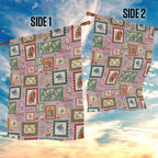 Aussie Birds Christmas La La Land Garden Flag Pink Vintage Stamp Edition - Aussie Hoodie
