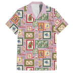 Aussie Birds Christmas La La Land Hawaiian Shirt Pink Vintage Stamp Edition - Aussie Hoodie