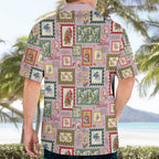 Aussie Birds Christmas La La Land Hawaiian Shirt Pink Vintage Stamp Edition - Aussie Hoodie