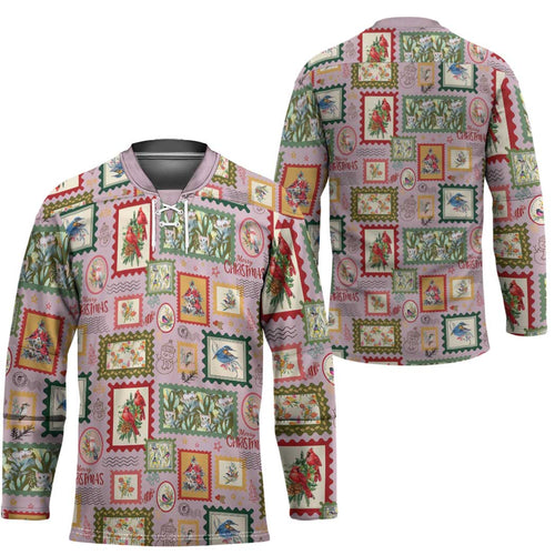 Aussie Birds Christmas La La Land Hockey Jersey Pink Vintage Stamp Edition - Aussie Hoodie