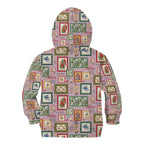 Aussie Birds Christmas La La Land Kid Hoodie Pink Vintage Stamp Edition - Aussie Hoodie