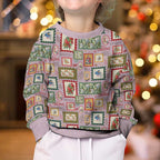 Aussie Birds Christmas La La Land Kid Ugly Christmas Sweater Pink Vintage Stamp Edition - Aussie Hoodie