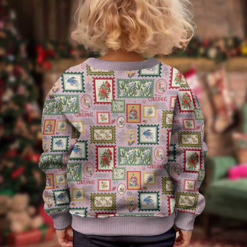 Aussie Birds Christmas La La Land Kid Ugly Christmas Sweater Pink Vintage Stamp Edition - Aussie Hoodie
