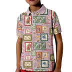 Aussie Birds Christmas La La Land Kid Polo Shirt Pink Vintage Stamp Edition - Aussie Hoodie