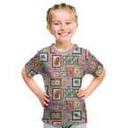 Aussie Birds Christmas La La Land Kid T Shirt Pink Vintage Stamp Edition - Aussie Hoodie